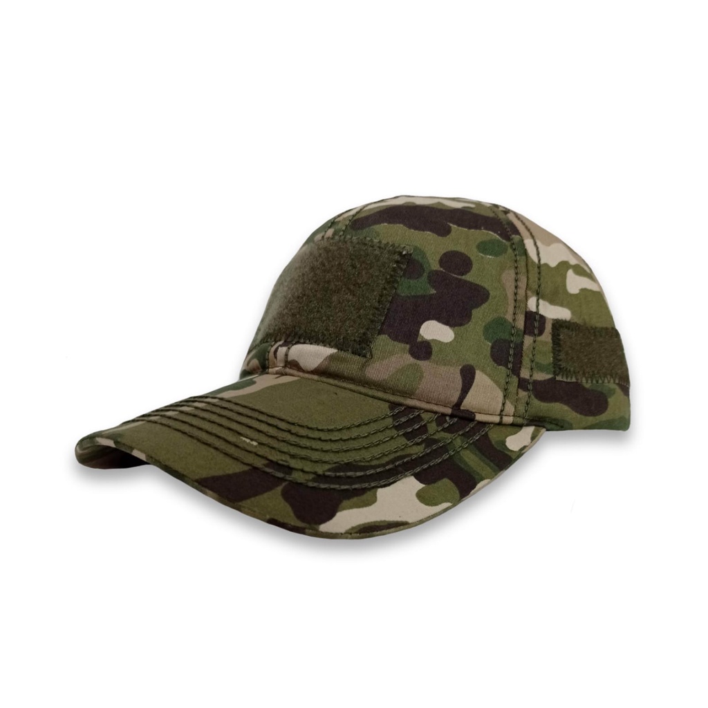 Topi Baseball Perekat / Velcro Loreng Multicam Ripstop