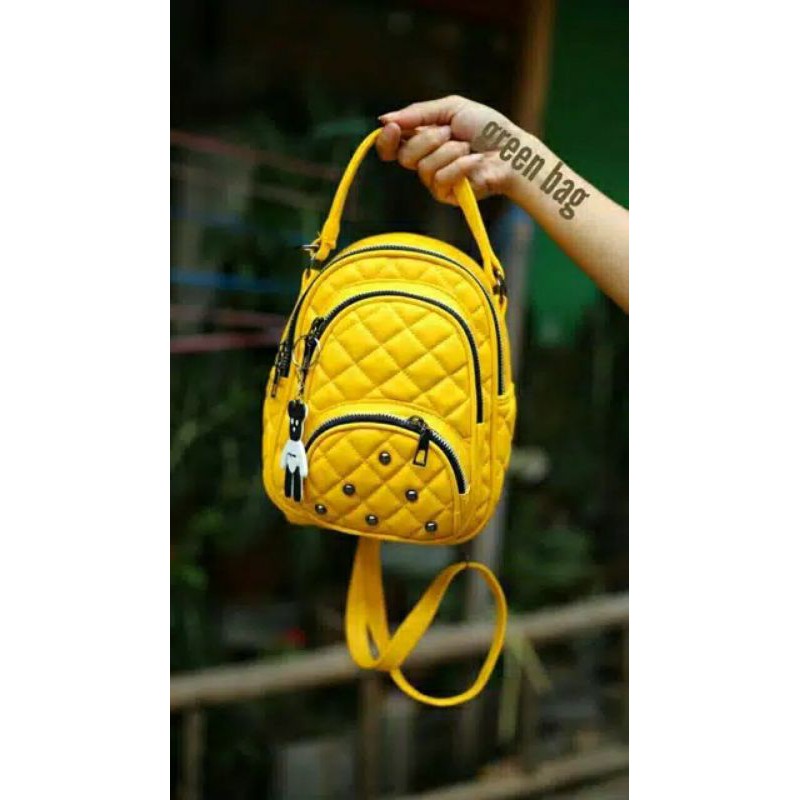 New FABULOUS Tas Mini Mungil EGG-STUD Jait-jait Full /tas mini multifungsi bisa teng2 selempang