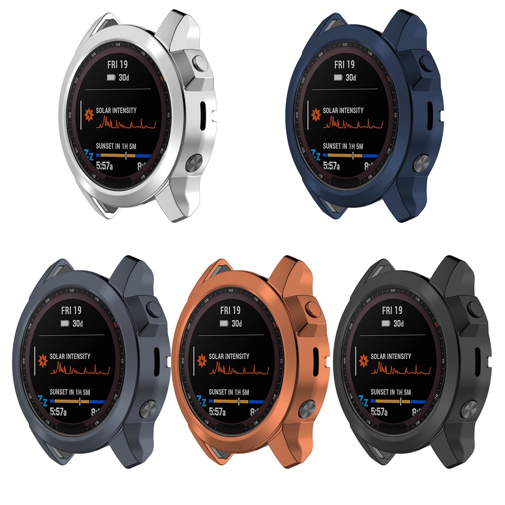 Casing Pelindung Bahan TPU Untuk Garmin Fenix 7 7X 7X Sapphire Solar