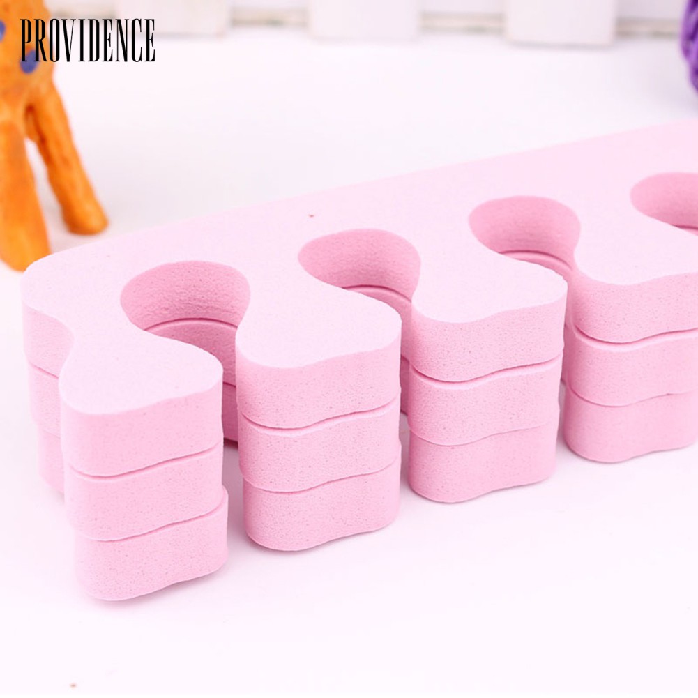 Providence 20Pcs Soft Sponge Finger Toe Separator Nail Art Pedicure Manicure Tool for Salon