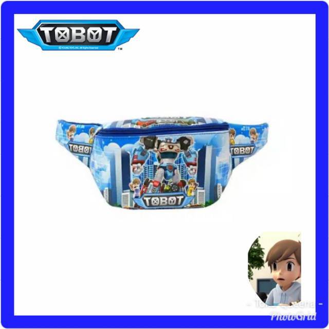 Tas anak tobot / tas tobot / tas karakter tobot / waistbag tobot / tas anak tobot murah