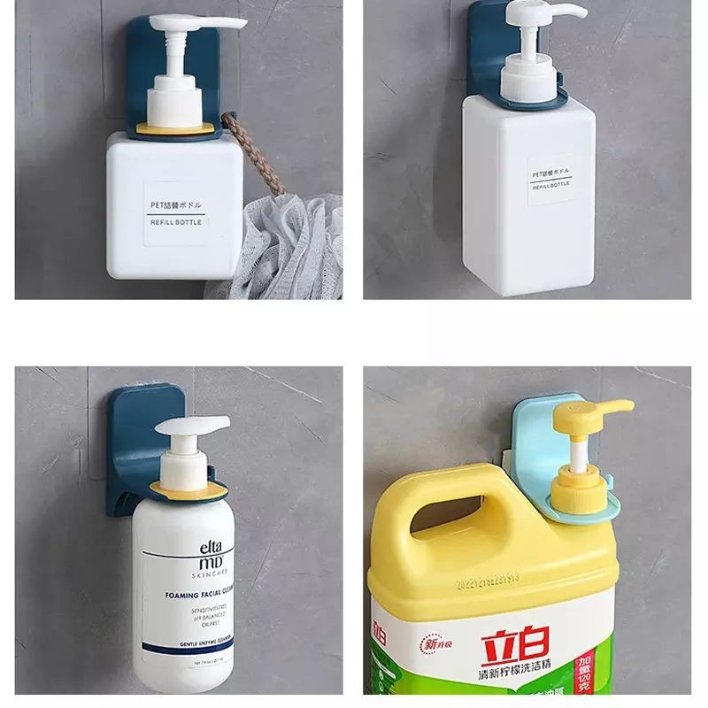 Smartchoice Hanger botol shampoo sabun cair/Holder bottle bathroom - Holder Tempel/ Holder Botol