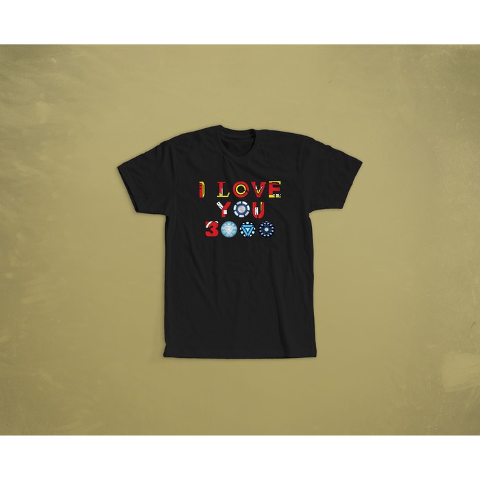 KAOS IRONMAN I LOVE YOU 3000