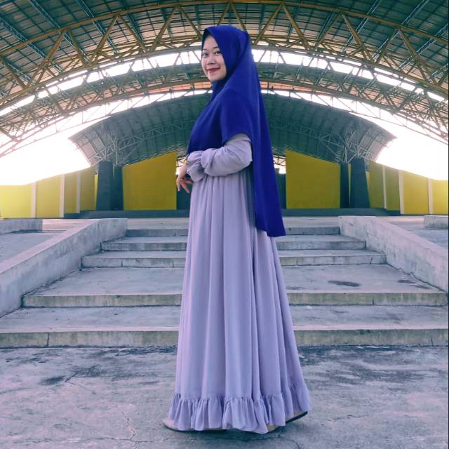 Gamis Syar'i /Dress Shafira/Fashion Muslim #Gamis Set Hijab