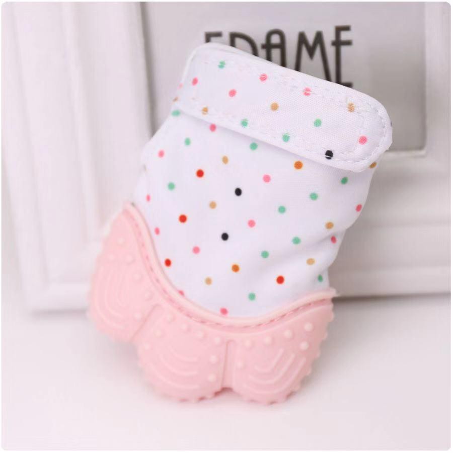 Baby Mitten Sarung Tangan Teether Glove Gigitan Bayi Silikon