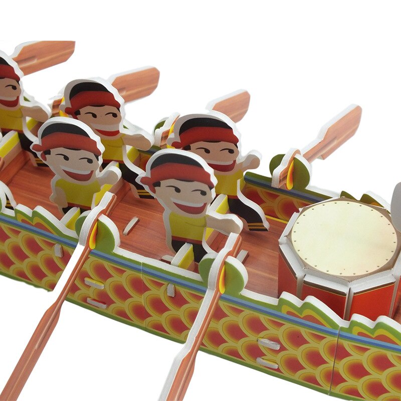 Puzzle 3D Mini | Dragon Boat | Mainan Edukasi - 1690-50 - Pazel