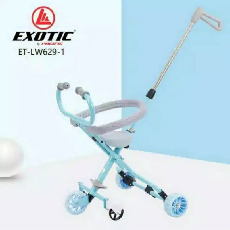 Exotic Magic Stroller LW 002/003/007/101/119/201/629-1 Kereta Dorong Bayi SNI-LW629-1 BLUE