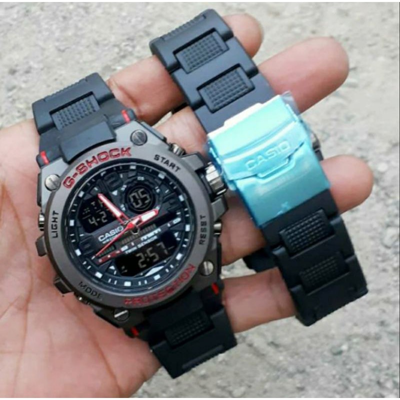 TERPOPULER!!!! BAHAN BESI HALUS JAM TANGAN TALI RANTAI JAM TERLARIS JAM PRIA GSHOCK GST8600