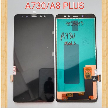 Layar LCD TS Touchscreen Fullset Samsung A8 PLUS 2018 A730 OLED2 BLACK