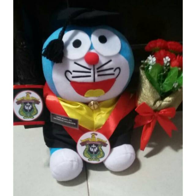  bunga  bunga  wisuda doraemon 