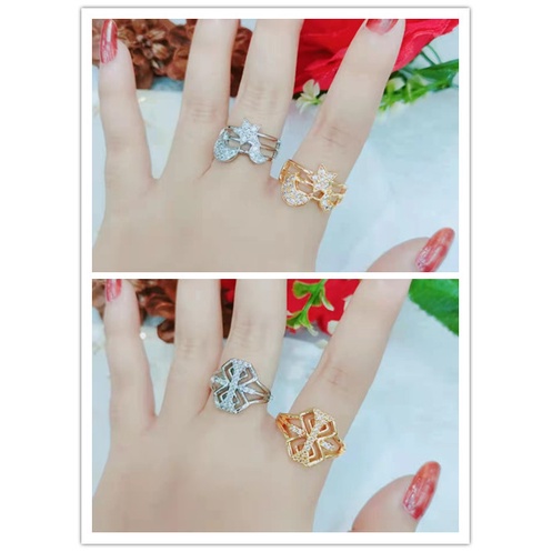 Cincin Xuping Permata Termurah Lapis Emas Perhiasan Fashion T8-17