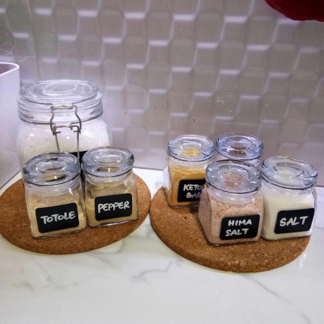 Keke Jar Kaca Mini 150 Ml / Toples Beling Mini Kedap Udara 150 Ml
