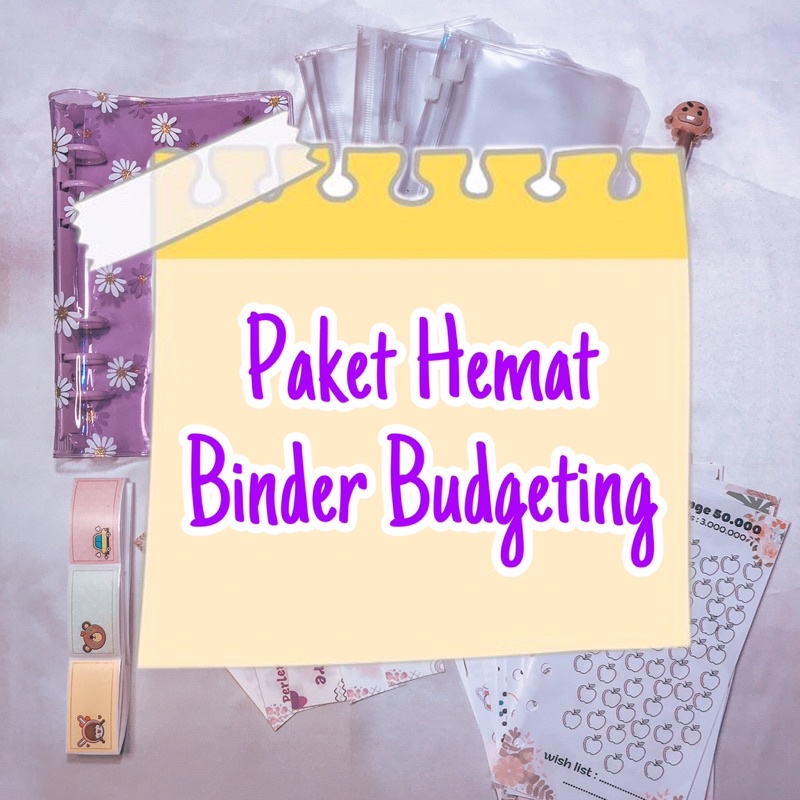 

BINDER BUDGETING MURAH || PAKET HEMAT BINDER SINKING FUND || BINDER DAISY A6 || PAKET BINDER BUNGA DAISY SAVING CHALLENGE