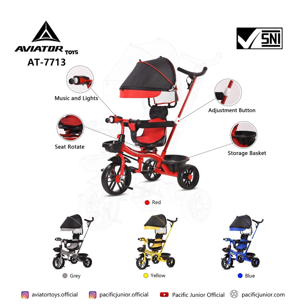 Sepeda Roda Tiga TC AVIATOR 7713