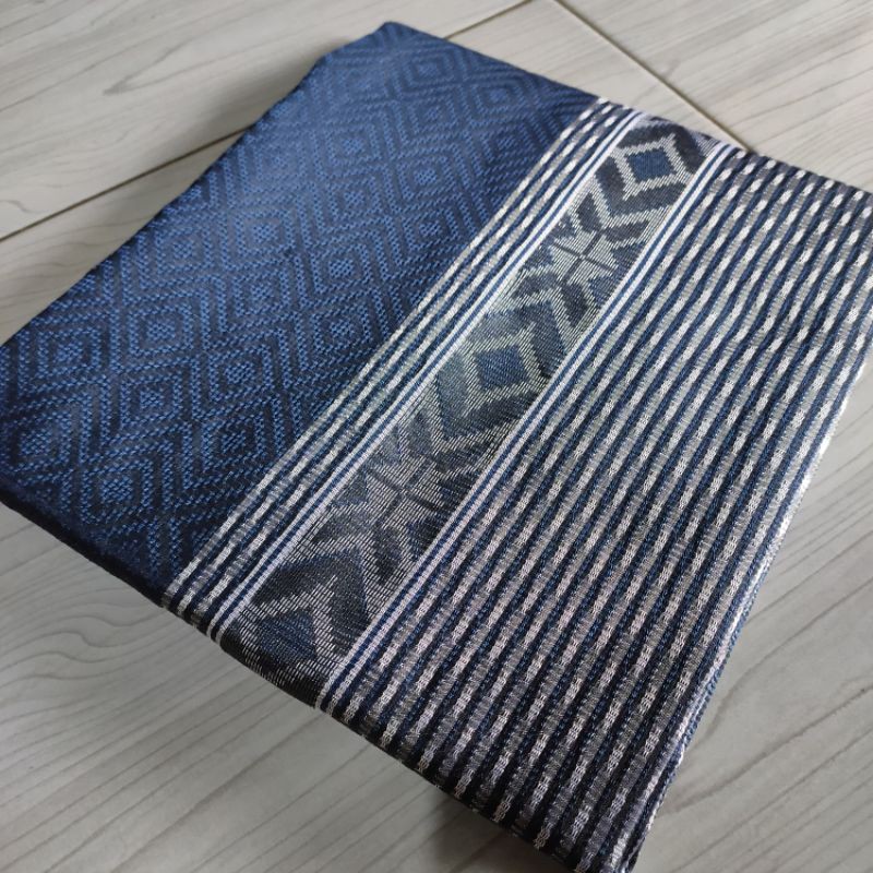 Songket Navy | Tenun Songket Biru Tua | Songket Baron Navi