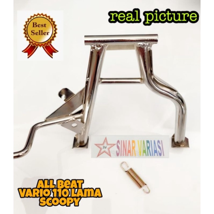 standar tengah All Beat-scoopy-vario 110 karbu-vario 110 Led finishing  chrome