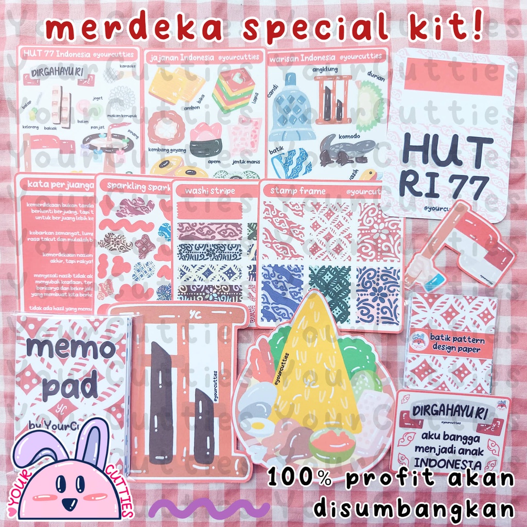 

[JURNAL KIT] 100% PROFIT UNTUK INDONESIA MERDEKA SPECIAL KIT