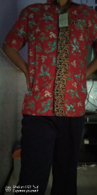 Bswart Batik Hrb026 Kenongo Hem Pendek Padi Pekalongan