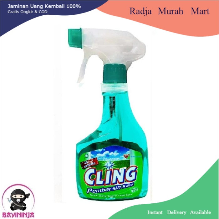 CLING Pembersih Kaca Apple Fresh Spray 440 ml