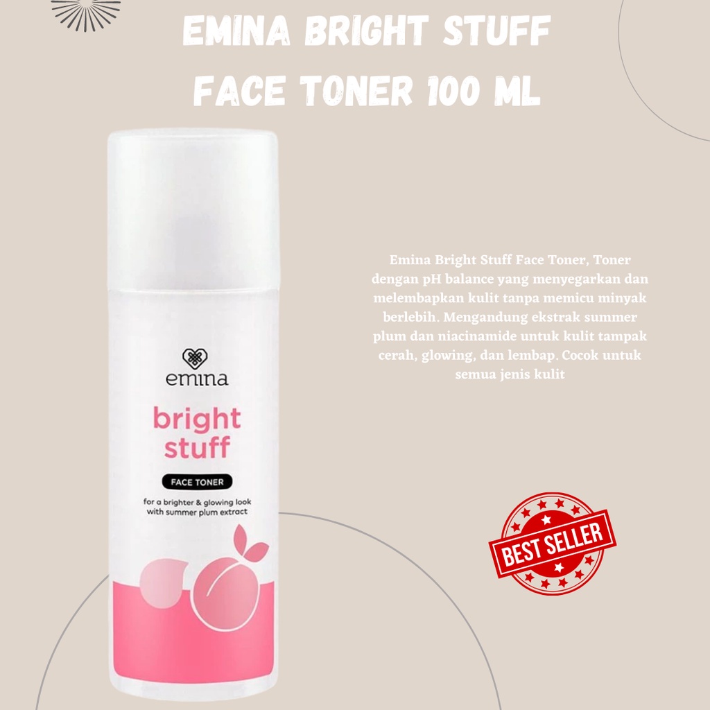 PROMO (BISA COD) Emina Bright Stuff Face Toner 100 ml