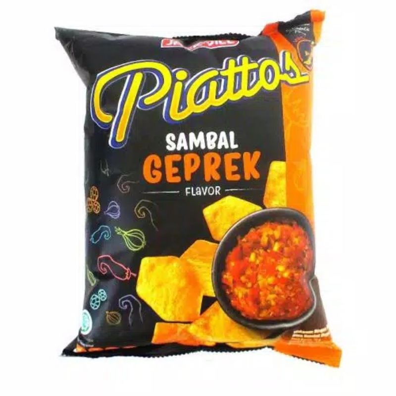 

Snack Piatos 78gr Sambal Geprek AYES TOSERBA