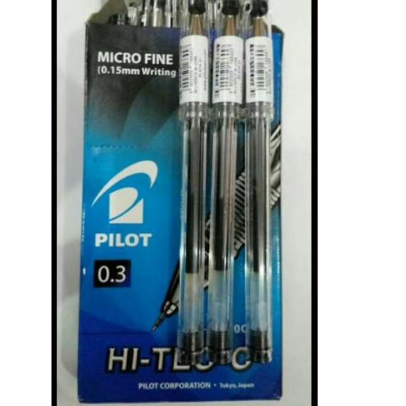 

[PRODUK NTFQ8] Pulpen Hitec Pilot 0,3 mm Hitam/Biru Hi-Tec-C Micro Fine Harga / Pcs 0CP
