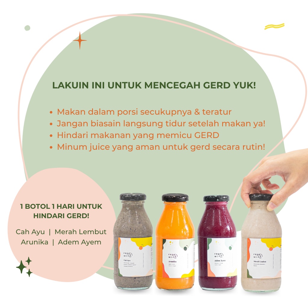 

Safe for GERD Package / Paket Juice untuk GERD