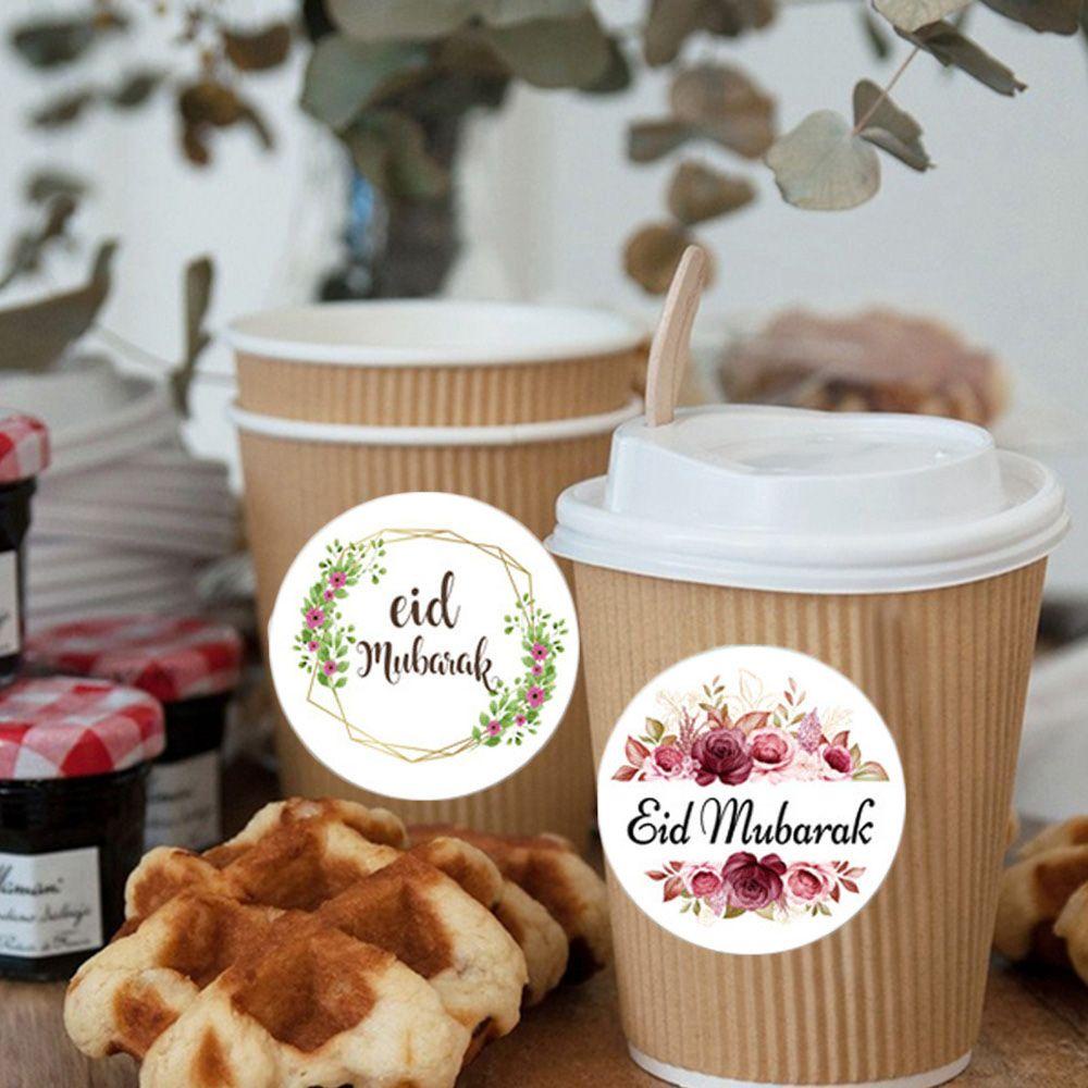 SUYO Eid Mubarak Sticker Gift Idul Fitri Dekorasi Home Decor Label
