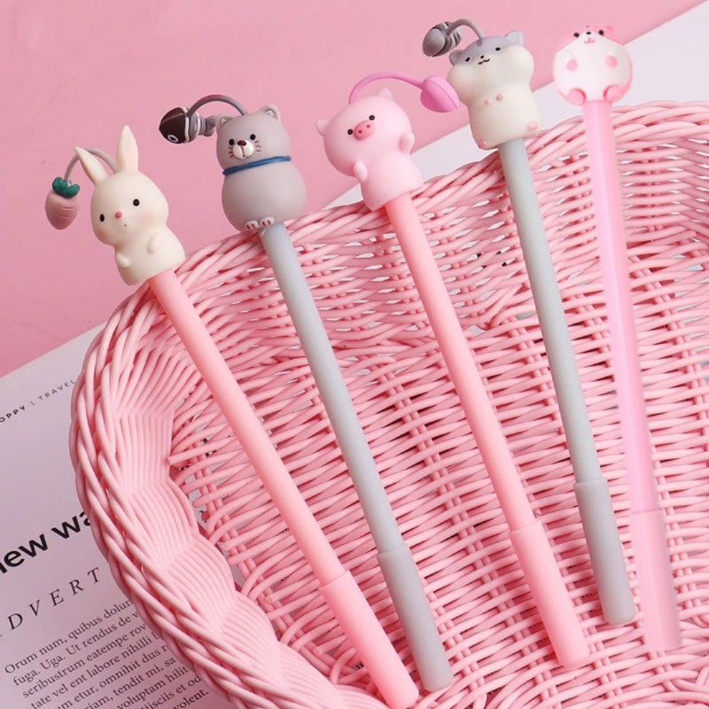 

1 LUSIN (12 Pcs) PULPEN GEL MOTIF KARAKTER ANIMAL LUCU IMUT / BOLPEN GEL KARAKTER FS PP122