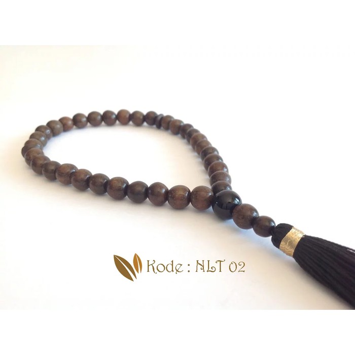 Kalung Gelang  Tasbih 33 Butir Kayu  Gaharu  Buaya Wangi 