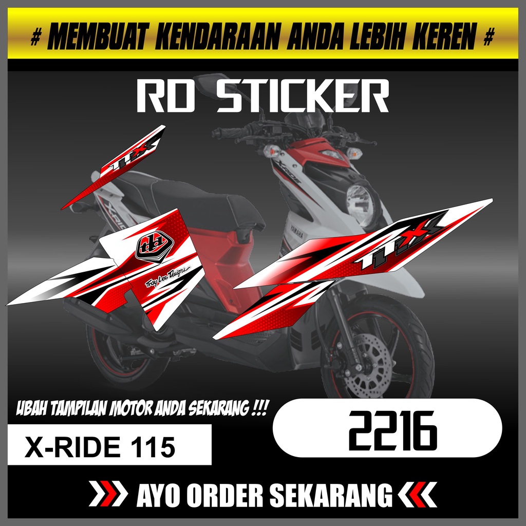 2216 Striping x-ride 115 Striping x-ride 115 Decal Motor x-ride 115 striping x-ride 115 STIKER STRIP