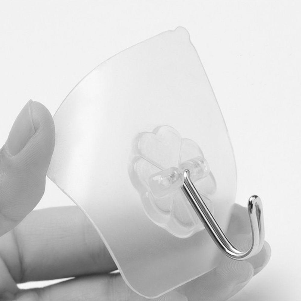 [Elegan] Hook Gantung Baju Kunci Kamar Mandi Penyimpanan Pothook Transparan Gantungan Kait Tempel Di Dinding Seamless Stiker Hook Self Adhesive Pothook