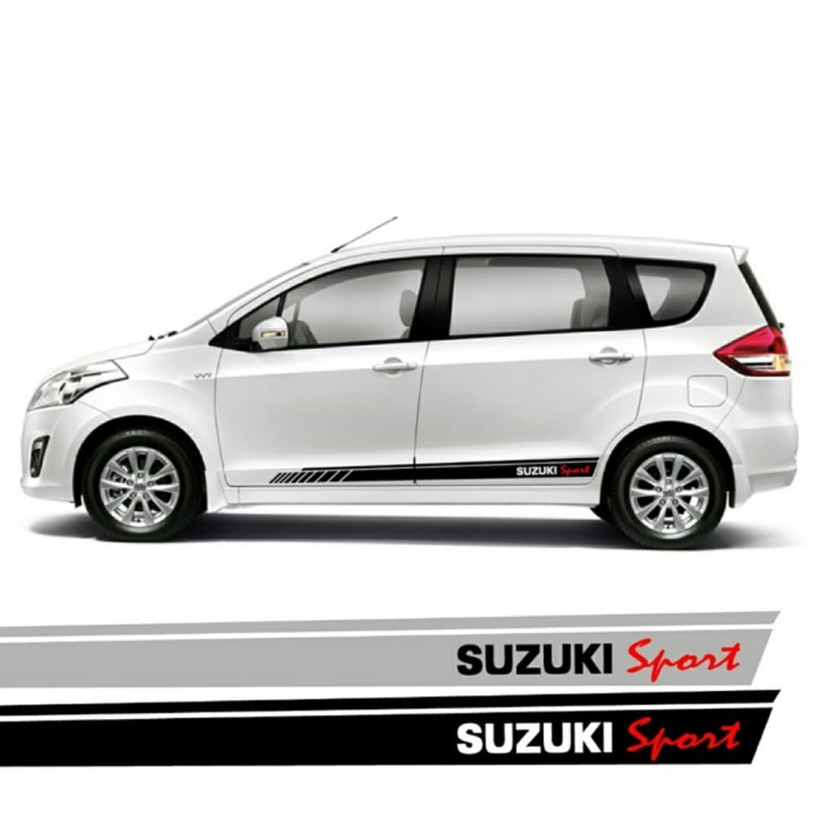 Cutting Stiker Mobil Ertiga Stiker Striping List Suzuki Sport Stiker Mobil Suzuki Ertiga - Putih