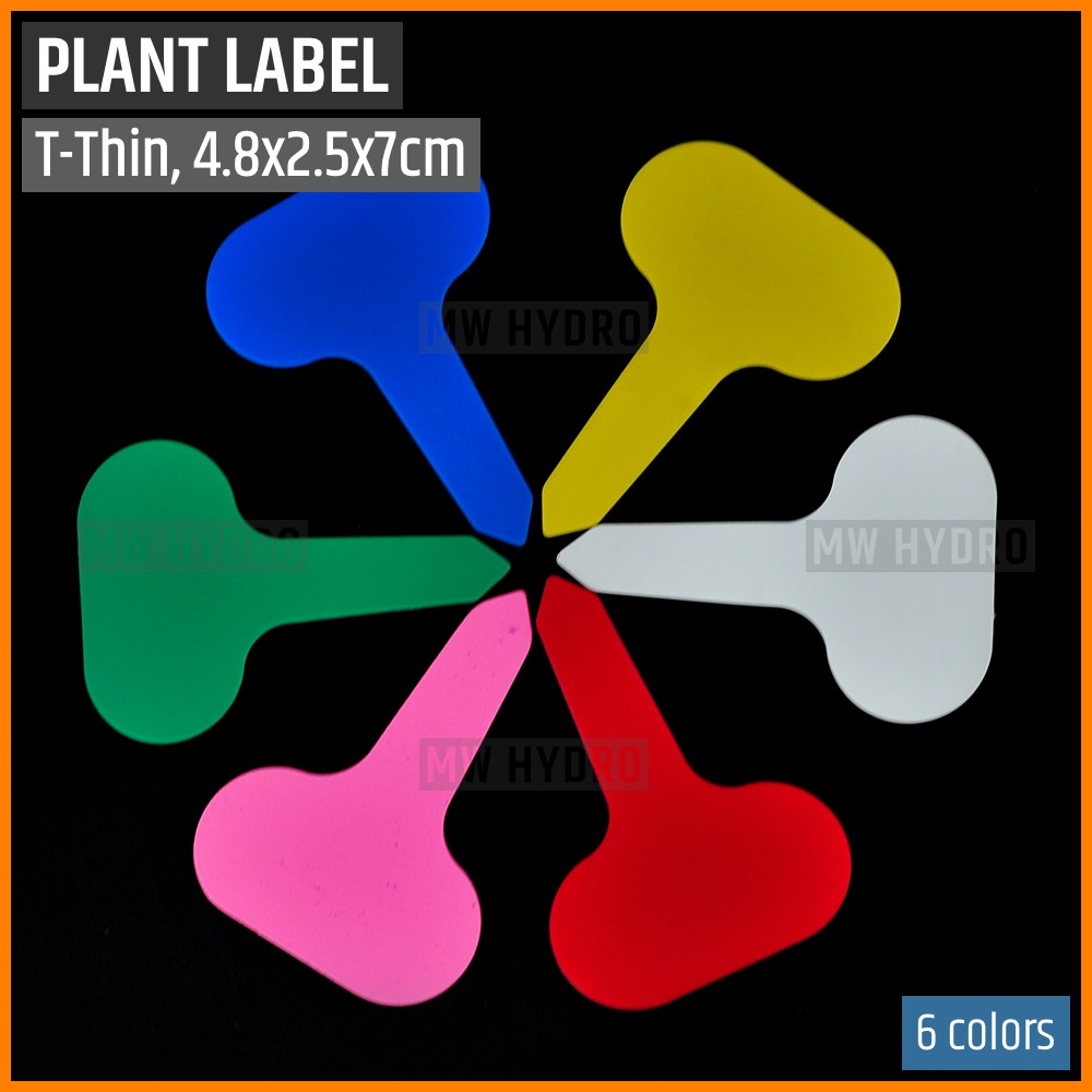 Plant Label Name Tag - Label Penanda Tanaman, Model Tee - T 5x7 cm