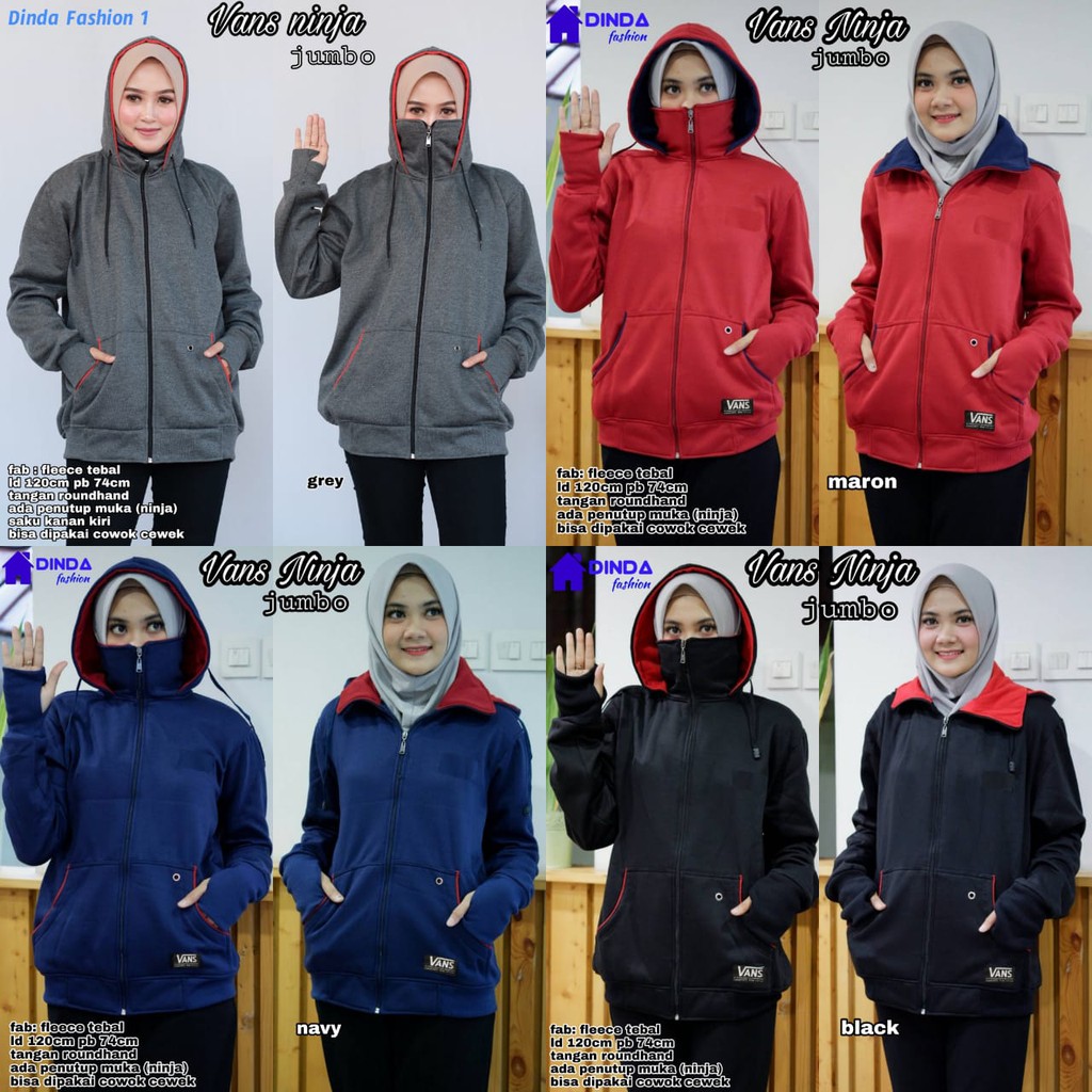 jaket wanita vans ninja jumbo