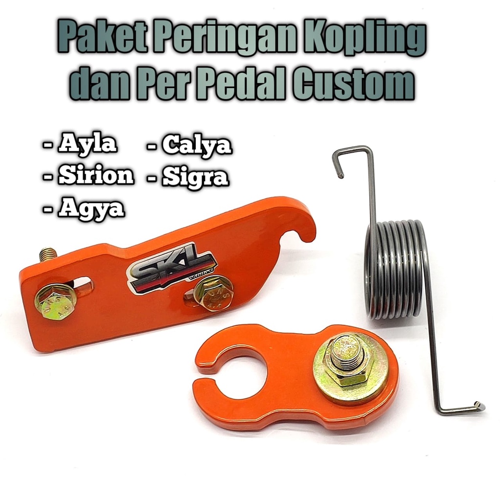 COD Paket Peringan Kopling Pengenteng Kopling Ayla Sirion Sigra Agya Calya Include Per Pedal Custom Mobil Kaki Tidak Pegal Ringan Empuk