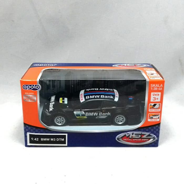 Diecast Apolo BMW M3 DTM Hitam