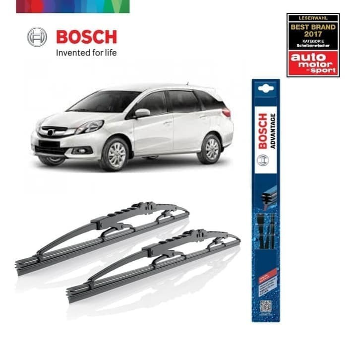 Wiper Blade Mobilio BOSCH Sepasang Advantage 16-22&quot; ORIGINAL