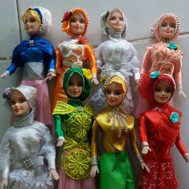Barbie hijab untuk barbie candy