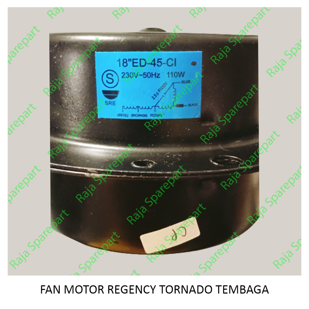 FAN MOTOR REGENCY TORNADO TEMBAGA
