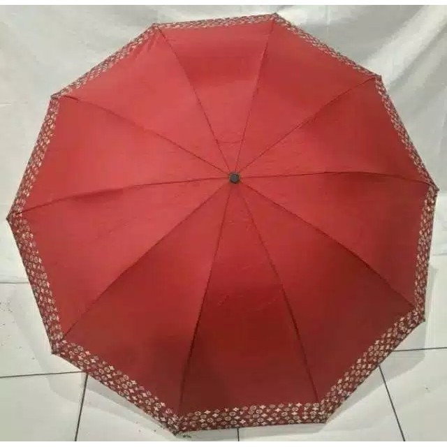 Payung Lipat Jumbo Super Besar Kuat Kokoh 10 Jari 10R motif LV nagoya NF 350