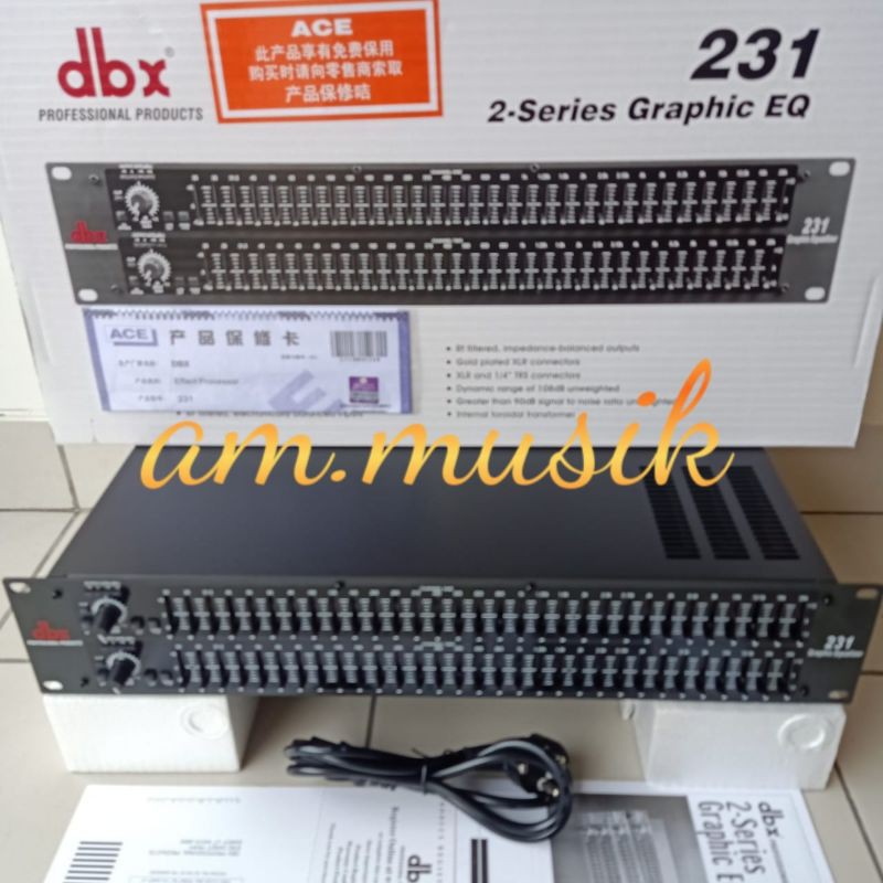 EQUALIZER DBX 231 HITAM HARGA SPECIAL | Shopee Indonesia