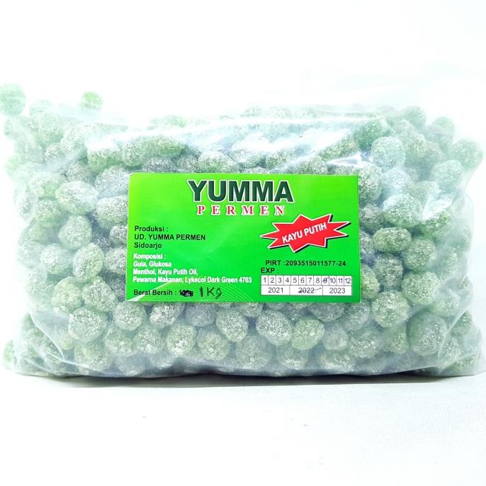 

Produk Unggulan] YUMMA PERMEN KAYU PUTIH 1000gr | MKP REFILL KILOAN KILO STRONG 1 kg