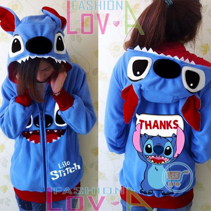 stitch hoodie with ears