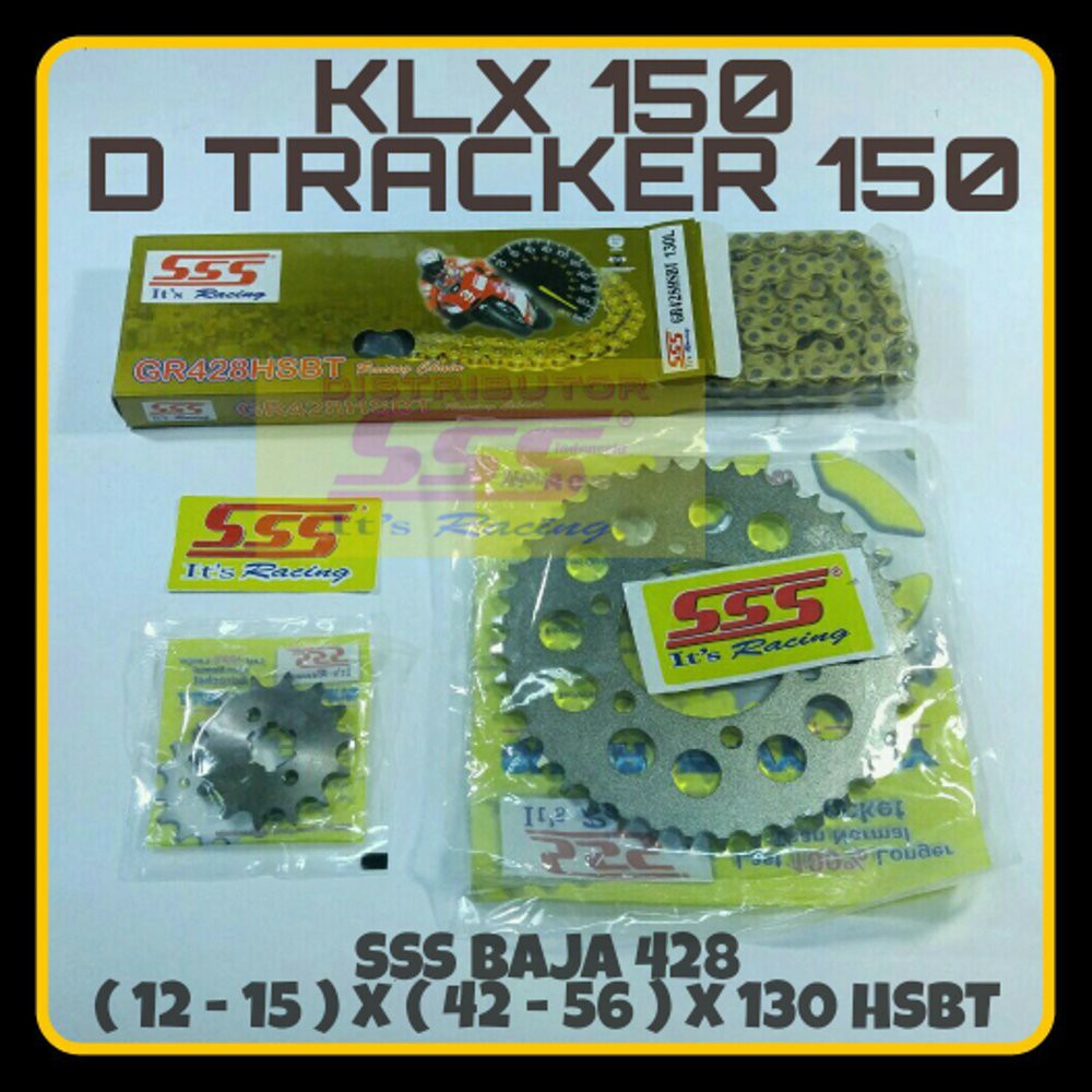 #SERBA ORI KLX : GEARSET / GIRSET / GEAR SET / GIR SET KLX 150 , D TRACKER 150 SSS 428 BAJA SSS RA