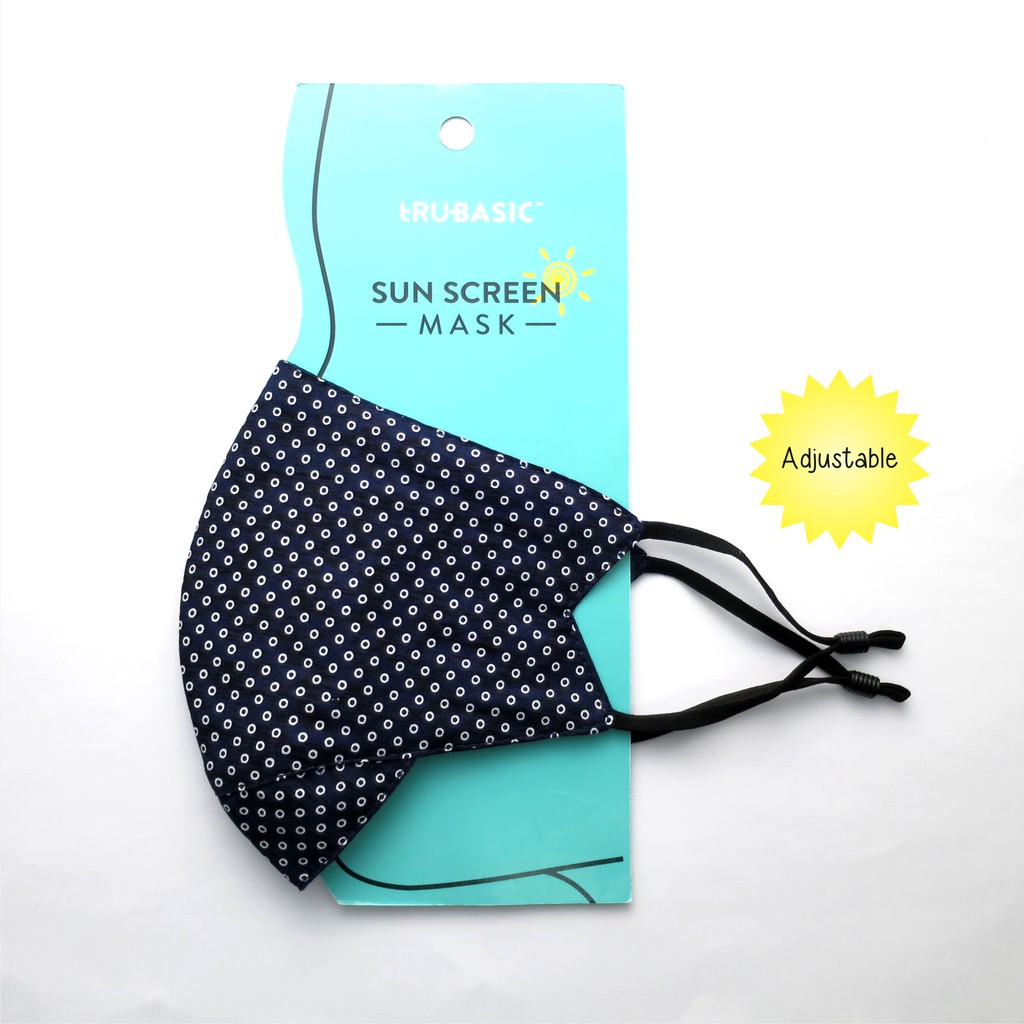 

Trubasic Masker Adjustable Cotton Premium D18 - Print Dot Biru Premium