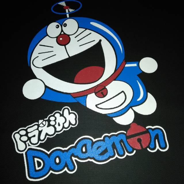 Kulit jok motor gambar doraemon enmore