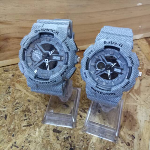 JAM TANGAN G-SHOCK BABY-G CASIO DOUBLE TIME KW SUPER COUPLE