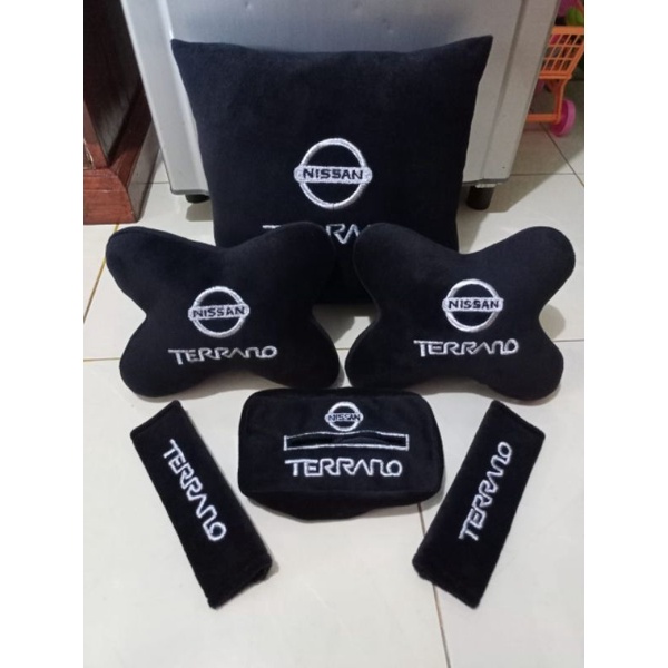 bantal headrest nissan terrano aksesoris interior mobil