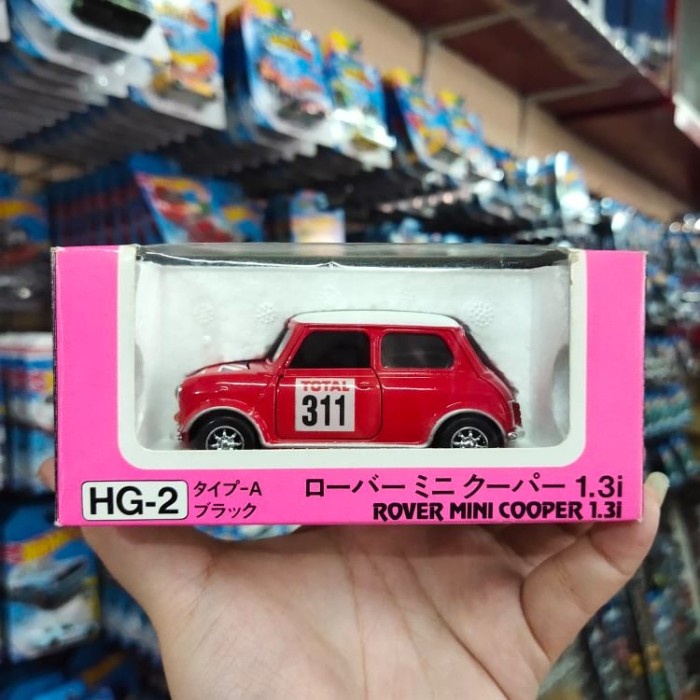 Diapet 1/35 Rover Mini Cooper 1.3i Total 311 Merah - Made in Japan